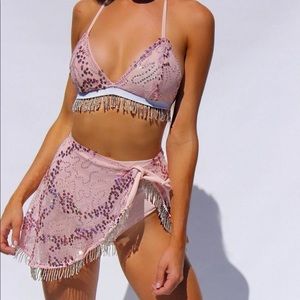 Zalie Baby Angel Tassel festival/rave set